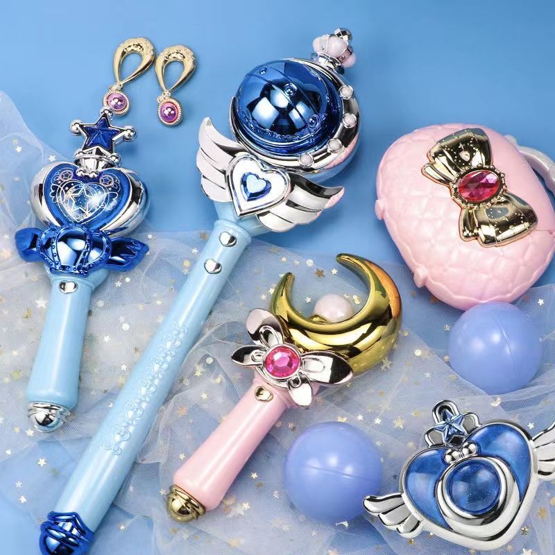 xq儿童小仙女魔法棒巴啦啦小魔仙发声光变身器音乐女孩玩具生日礼物