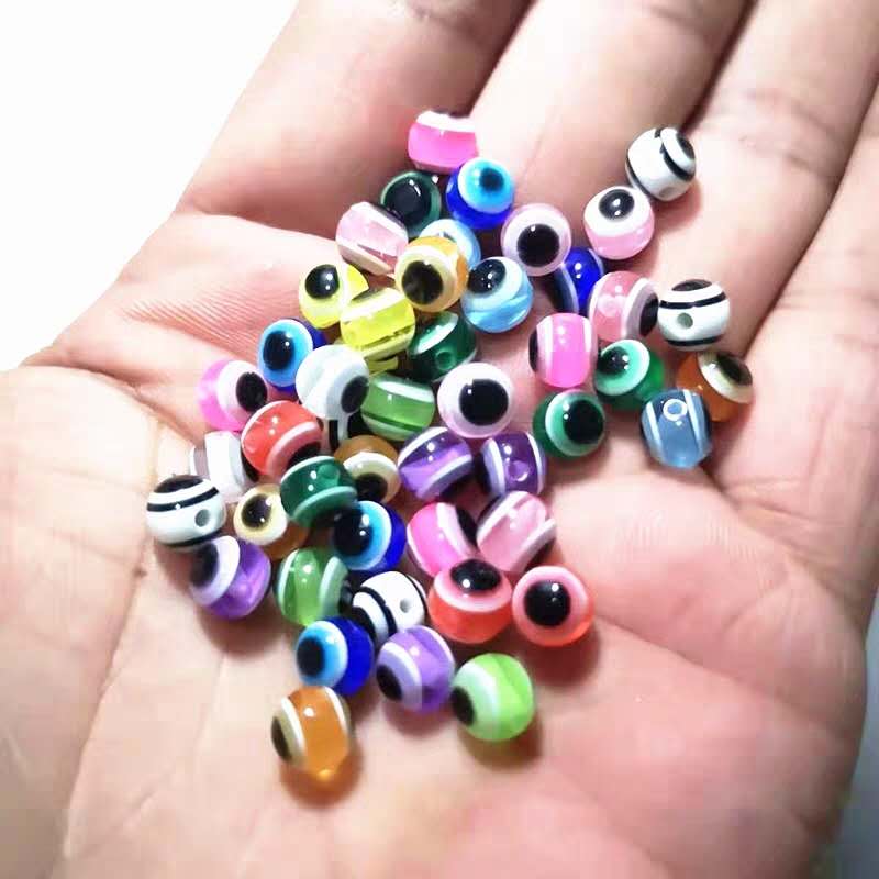钓鱼珠珠路亚鱼眼档珠挡豆树脂珠子动物眼睛仿真路亚饵眼珠小配件