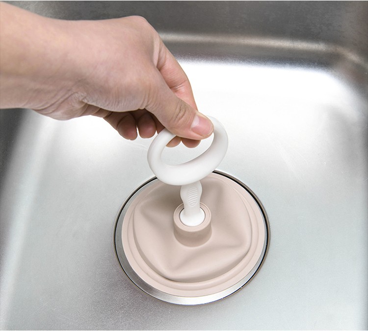 spsauce日本家用管道疏通器吸盘厨房水槽疏通器吸下水道防堵塞抽吸