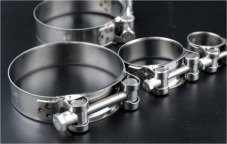 304不锈钢强力卡箍欧式抱箍加厚管箍喉箍管卡固定卡子管夹 48mm-51mm