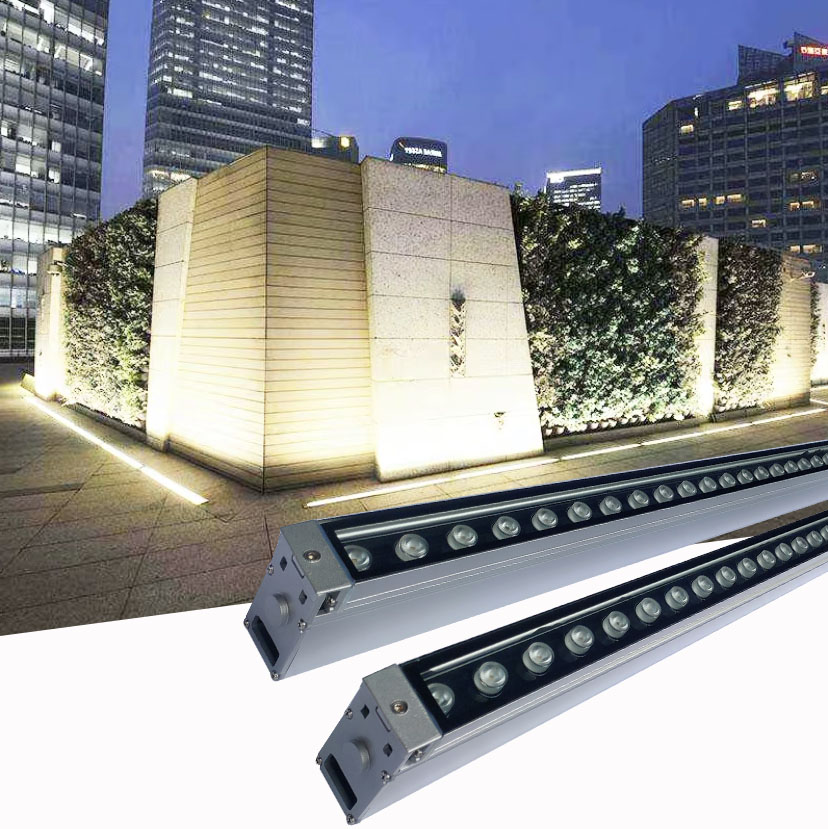 洗墙灯户外防水地埋灯户外防水灯嵌入式洗墙灯18瓦24w36w220v方形广场