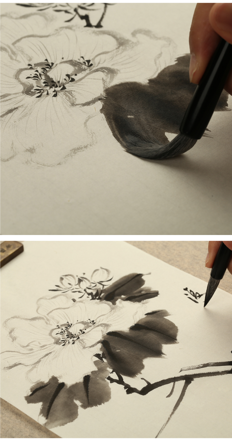 文房四宝书法国画作品毛笔字纸 精制白唐 半纸 50张【图片 价格 品牌