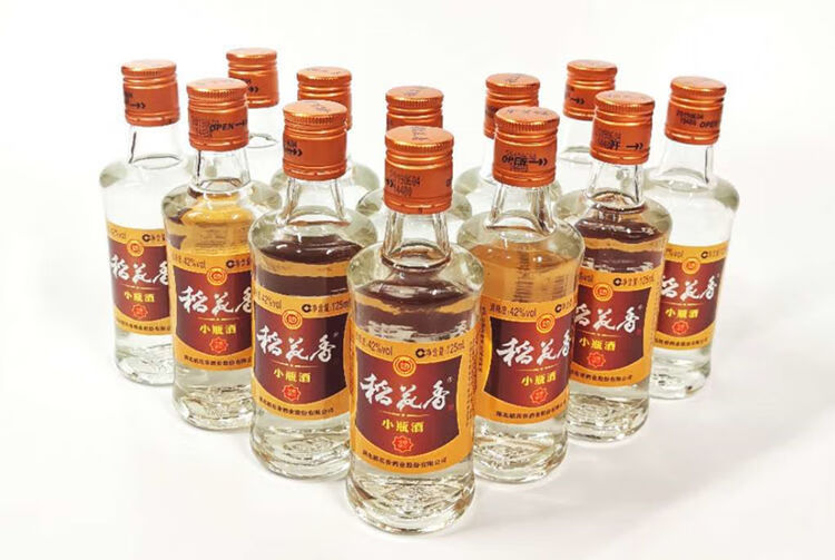 稻花香珍品 稻花香白酒小瓶酒/125ml粮珍品42度湖北特产 6瓶装【图片