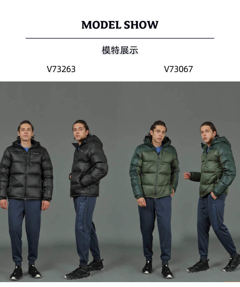 顶级户外 土拨鼠 Marmot V73263 185克700蓬拒水鹅绒 男士面包羽绒服 图13