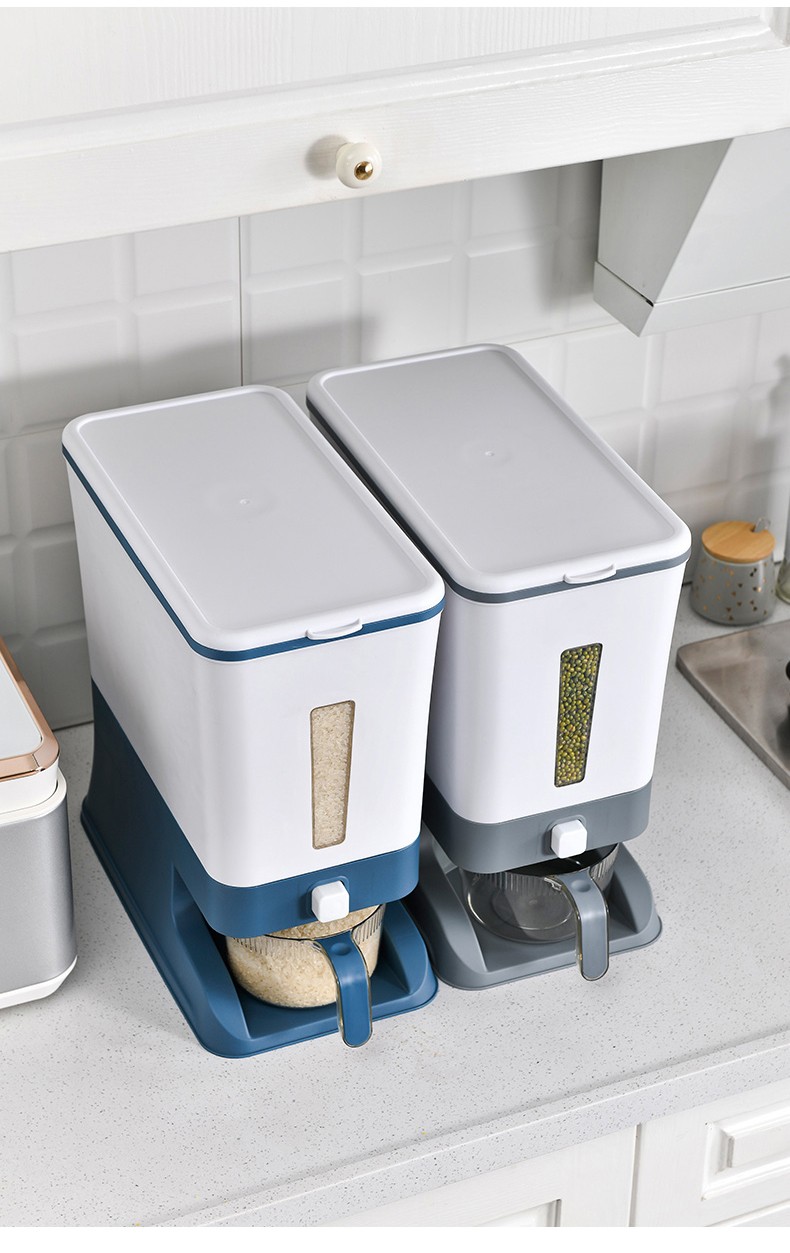 chengda厚计量密封米桶家用厨房储米箱装米的容器大米收纳盒子防虫