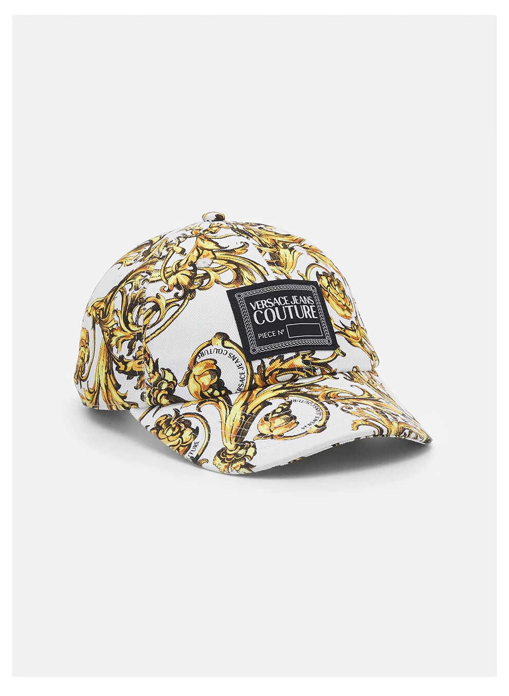 jeans couture 范思哲 2022新款男女通用棉质印花棒球帽鸭舌帽子 蓝色