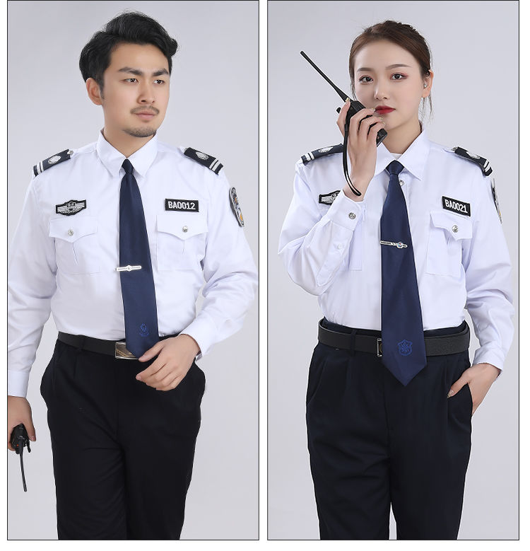 新款新式保安服治安服男士制服物业保安酒店夏季工作服长袖半袖执勤服