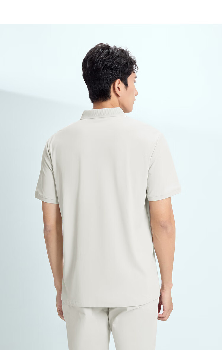 HLA Polo Shirt for Men, Lightweight Business Casual Stylish Quick-Dry Large Size Short Sleeve for Summer 8