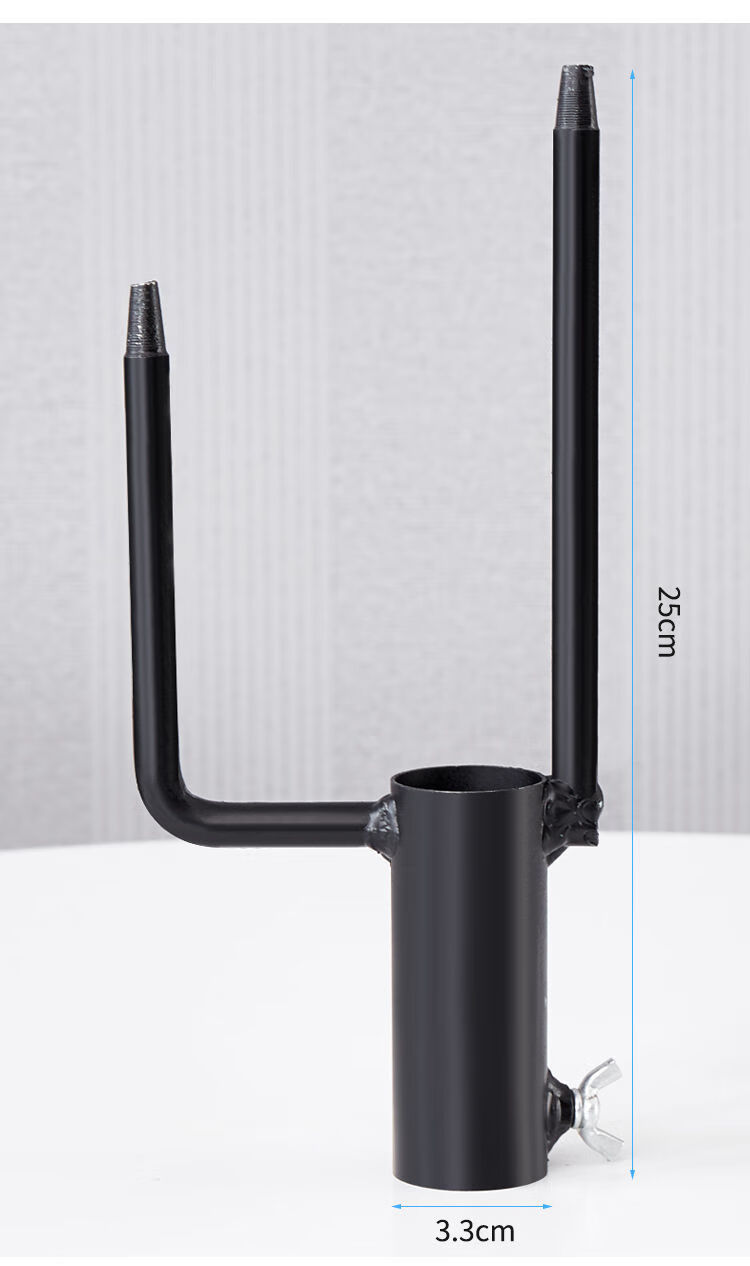 公鹤 户外大伞固定器伞架雨伞车上固定神器摆摊伞固定伞夹插伞地插