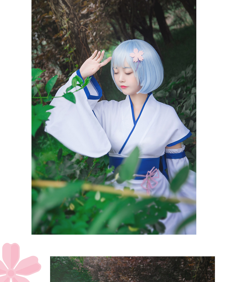 蕾姆cos服re从零开始的异世界生活拉姆蕾姆雷姆幼年和服cosplay女装蕾