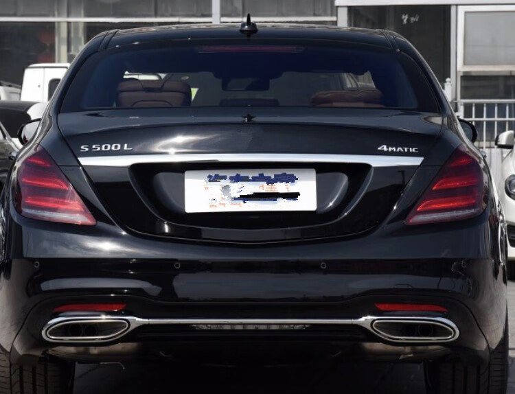 21款奔驰s级车标s450l s400 350 500 s600l 4matic标志车贴尾标 blue