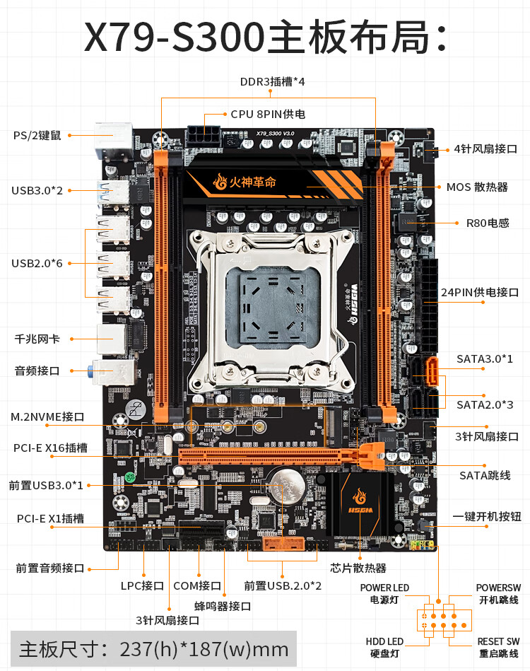 x79主板开机针脚图图片