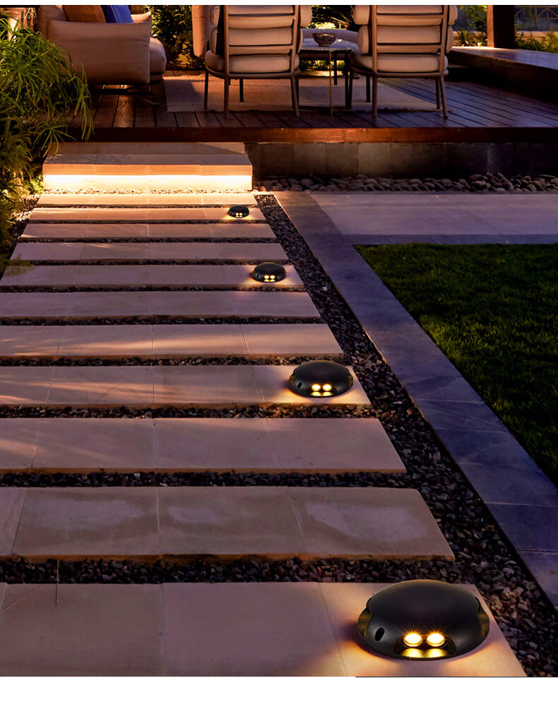 辉华洛 辉华洛 led步道灯户外防水墙脚楼梯灯文旅地埋地脚网红台阶明