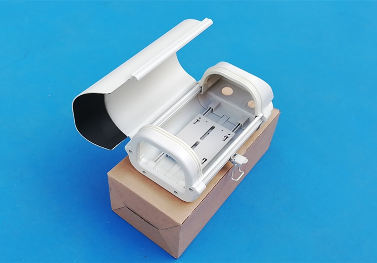 监控防护罩室内外防雨水防尘壳子摄像头摄像机外壳可装红外防水罩白色