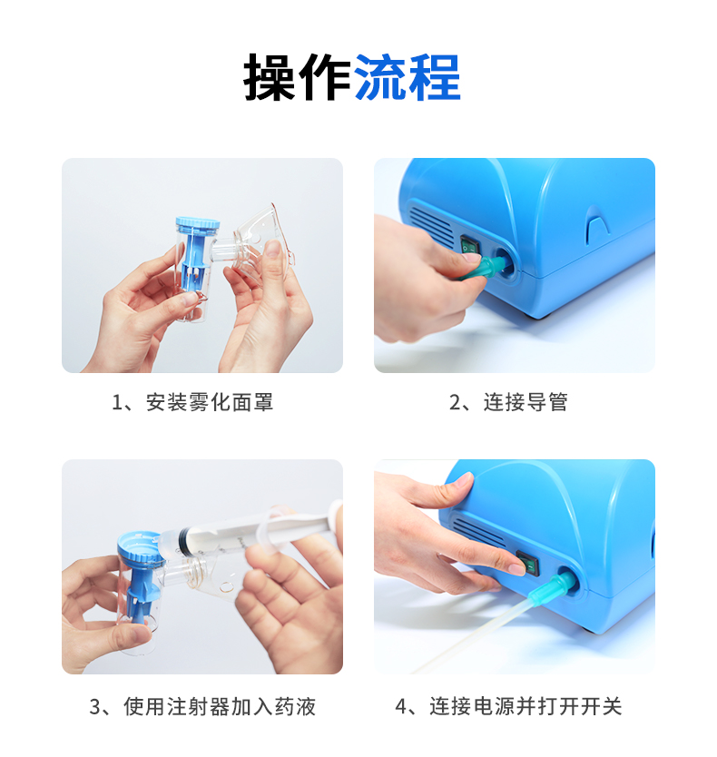 吉納gina醫用級壓縮式霧化器化痰止咳哮喘支氣管炎肺炎霧化機成人霧化