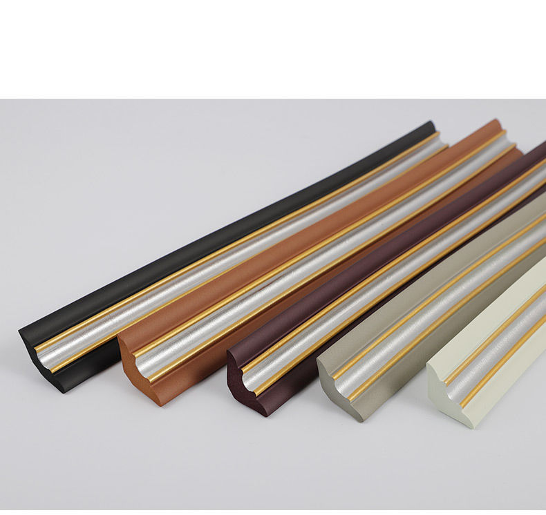 房顶吊顶装饰条自粘顶角线天花板棚顶阴角线条封边条美缝贴自粘 酒红