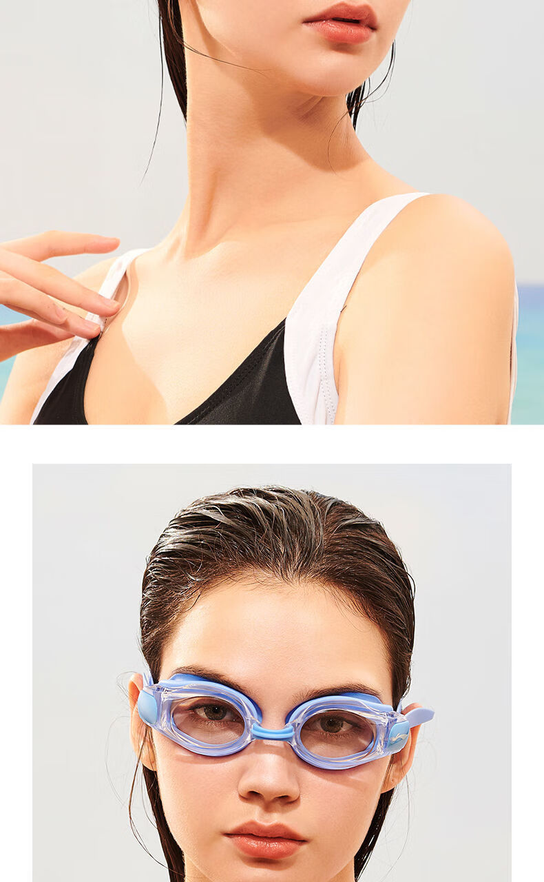 游泳镜防水防雾高清男女近视专业游泳眼镜潜水镜泳帽套