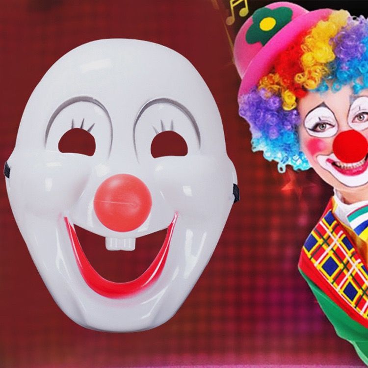 林中鸟小丑面具舞会派对儿童表演节日表演卡通道具兔子小丑面具