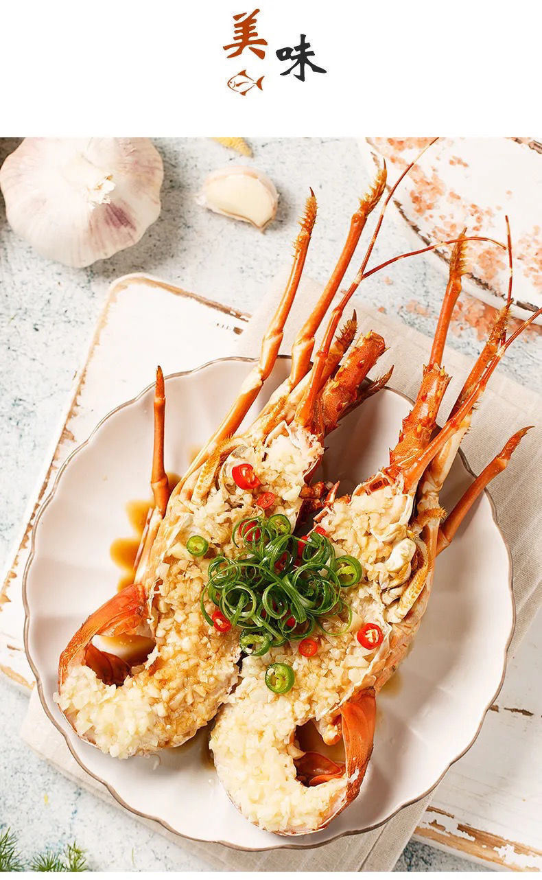 小青龙虾鲜活冷冻冰鲜青龙虾冷冻大龙虾新鲜小青龙海鲜500g2只2斤34只