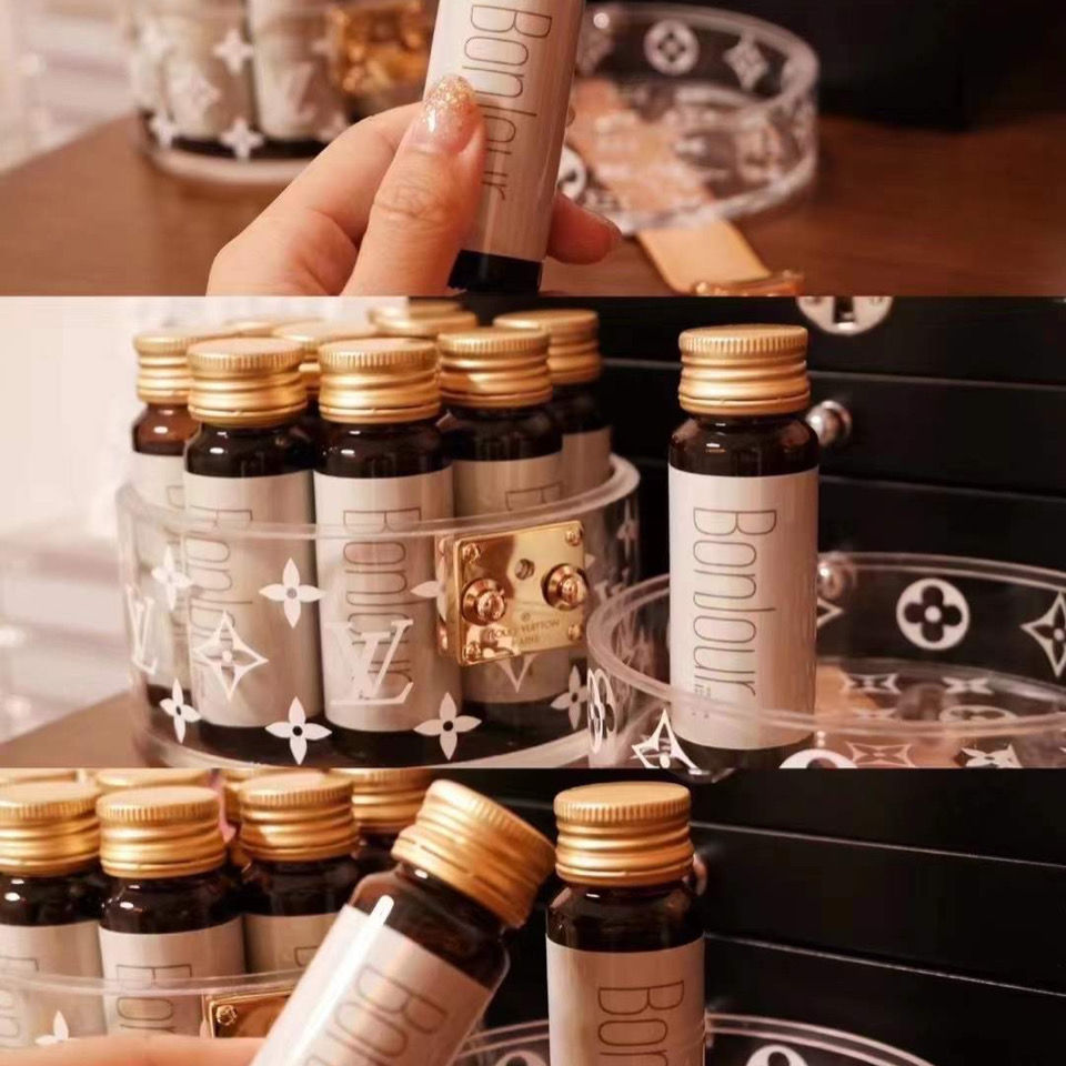 木婉清小金瓶玻尿酸透明质酸钠弹性胶原蛋白肽饮私人定制红色