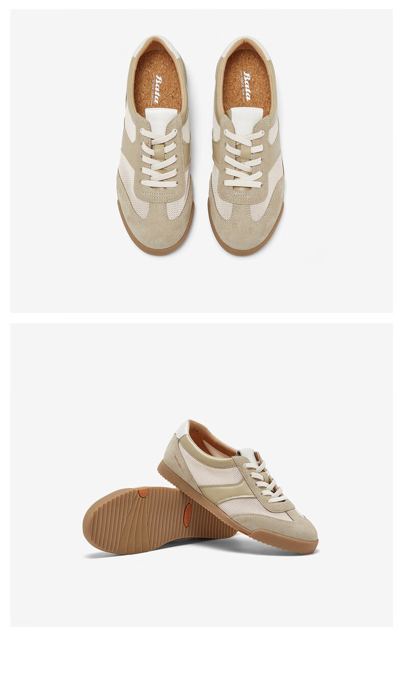 Bata Casual Shoes for Women, Cowhide And Sheepskin, Commuter Training Sneakers, ACO27BM4 8
