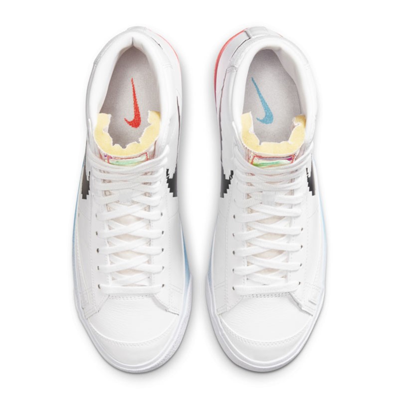 nike耐克2020冬季男女电玩像素休闲高帮休闲板鞋 dc3280-101 dc3281