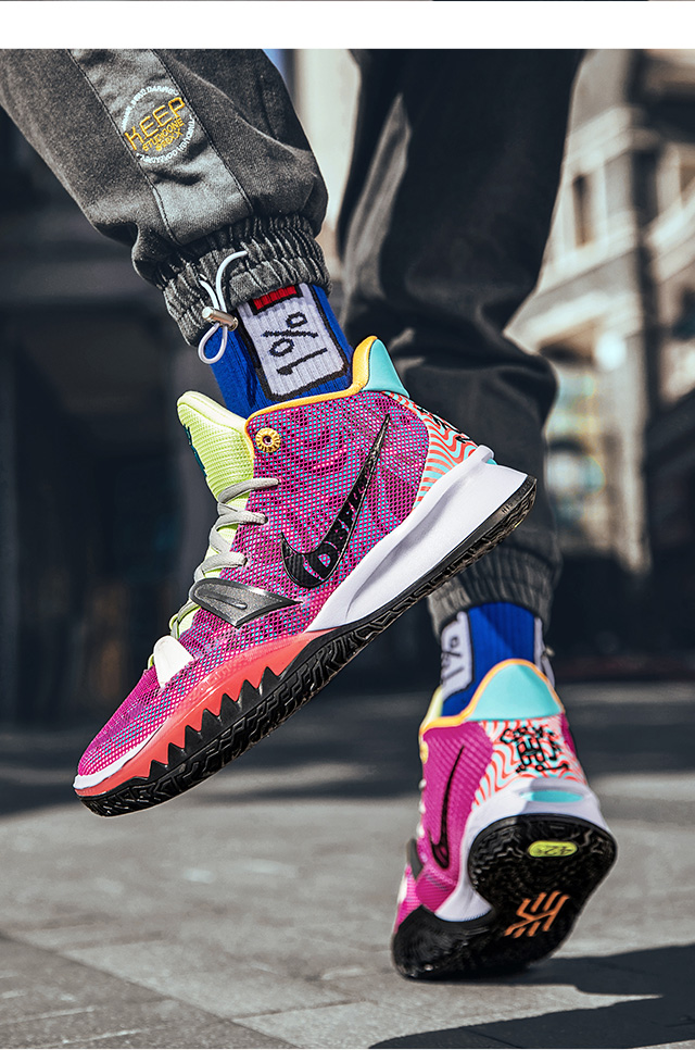 特价捡漏欧文s2篮球鞋蓝白扎染鸳鸯限量版7代男女实战运动鞋莆田欧文