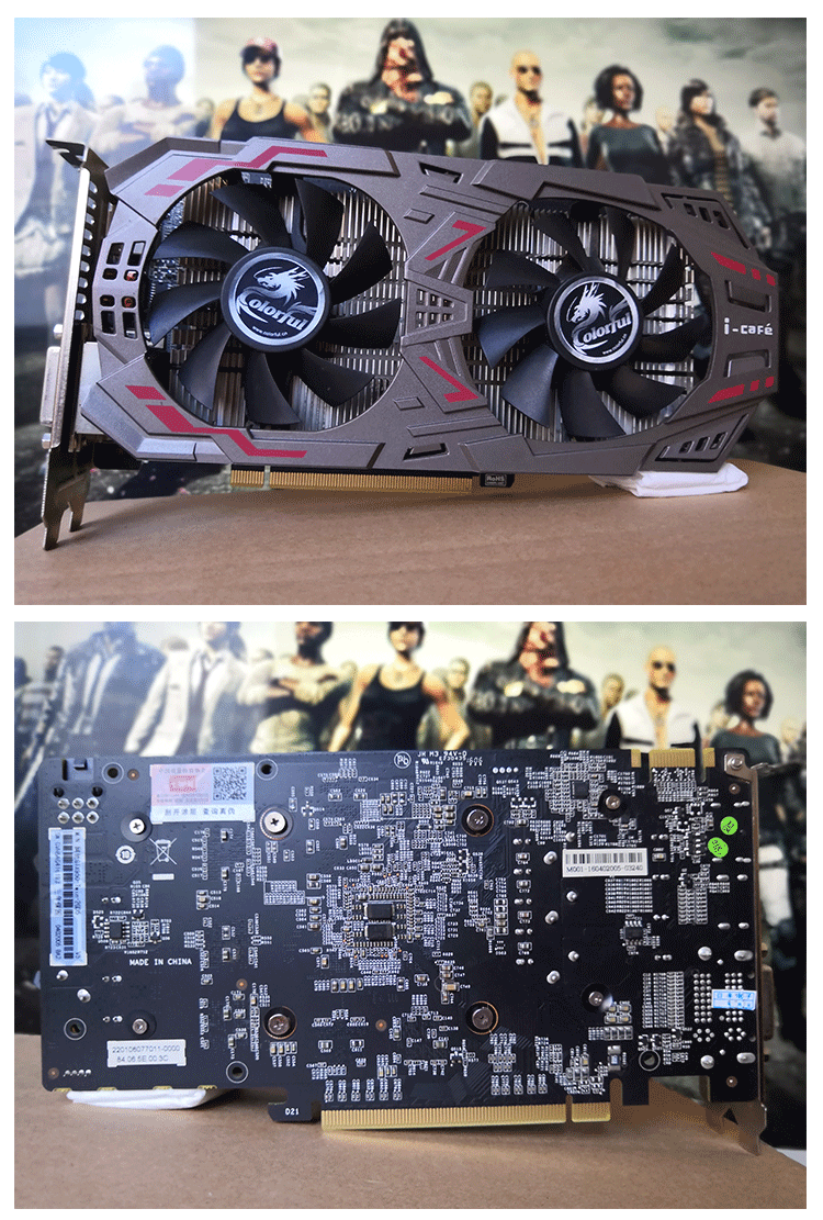 【二手9成新】七彩虹gtx950 真实2g ddr5 128位高清游戏吃鸡显卡