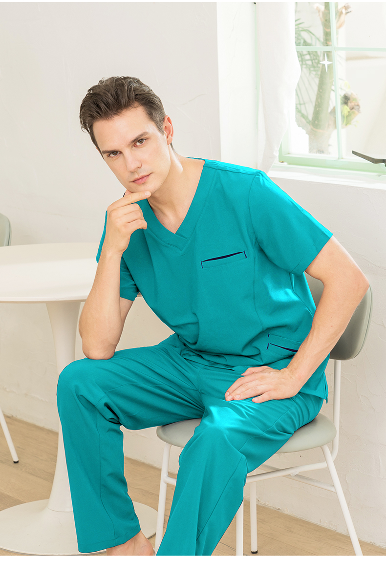 檀赫zaqzeq洗手服医生服手术室洗手衣分体护士服短袖医院工作服夏季