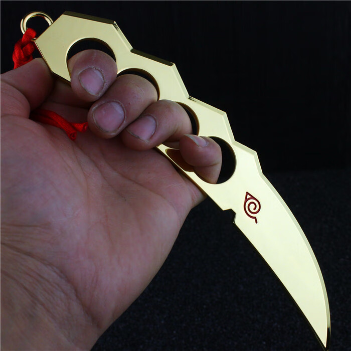 火影忍者武器 四代目 飞雷神苦无 鸣人龙刃阿诗玛22cm 5046-22cm大