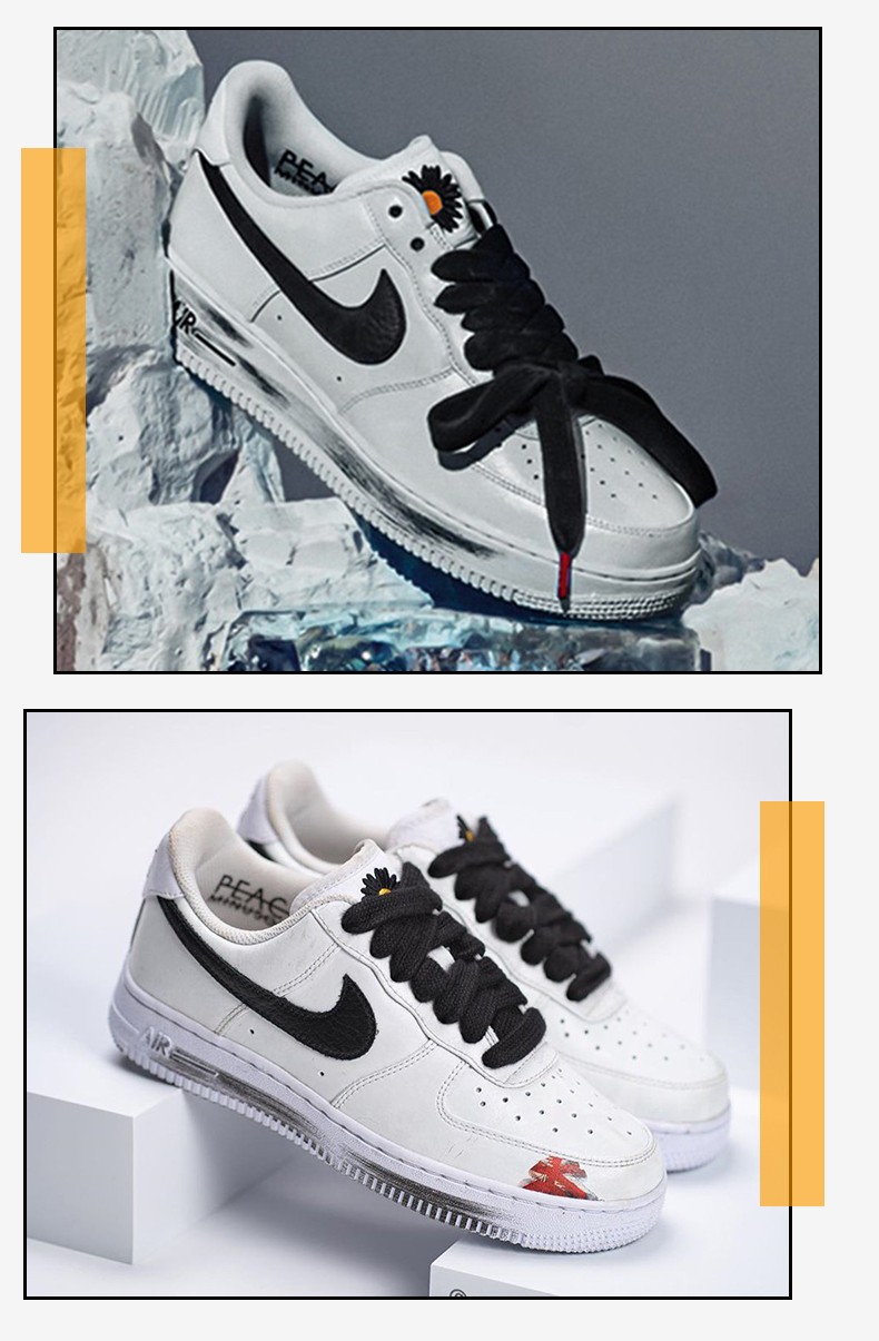 nike耐克peaceminusone权志龙af1刮刮乐20小雏菊滑板鞋dd322310036