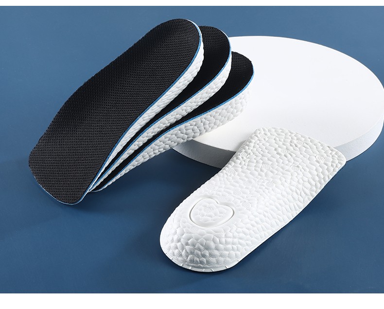 邦尼内增高鞋垫男女足弓支撑减震舒适运动透气军训隐形增高鞋垫 黑色