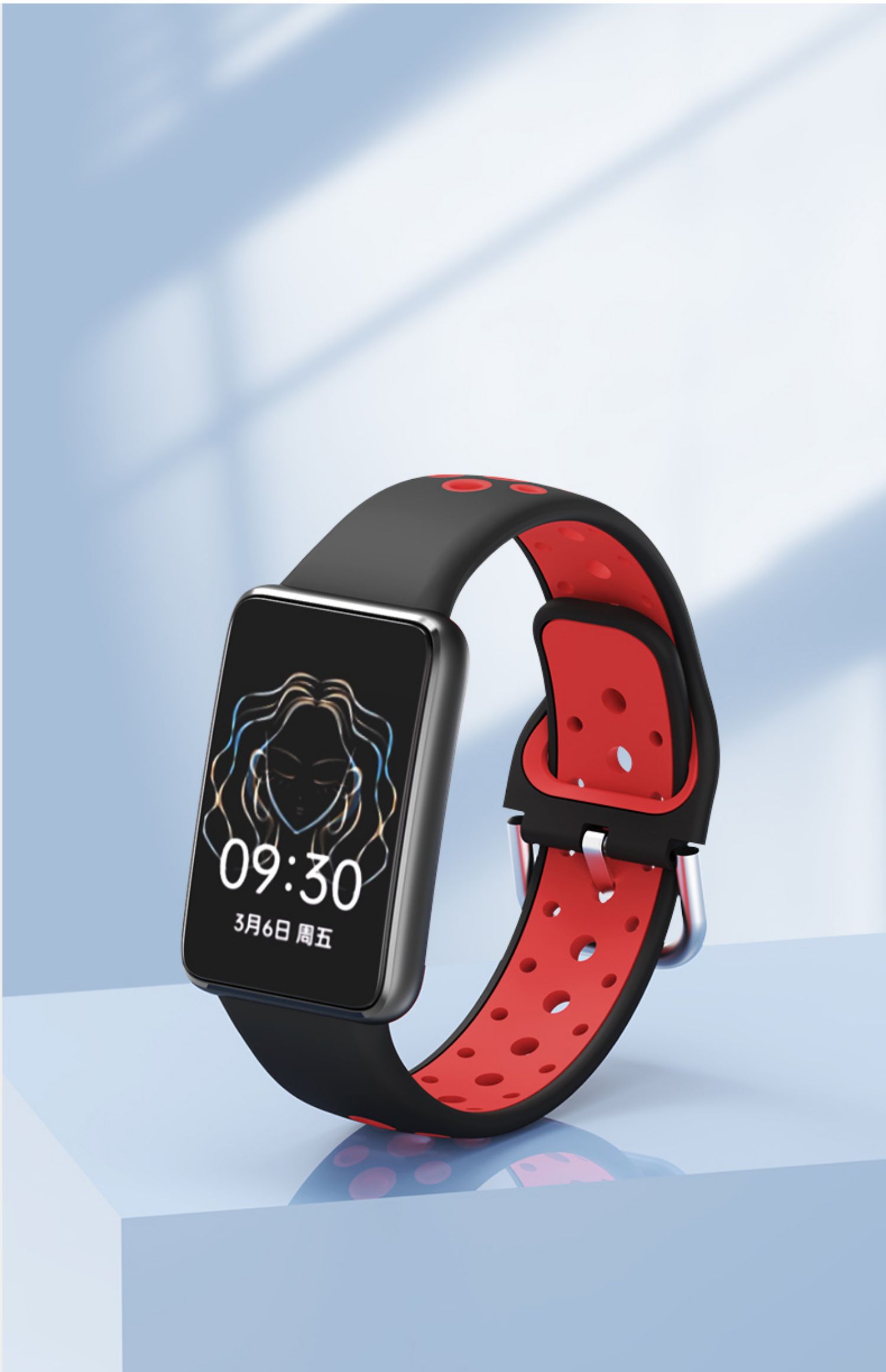 尚天oppo手表free表带oppowatchfree智能运动手环双色腕带nfc版男女