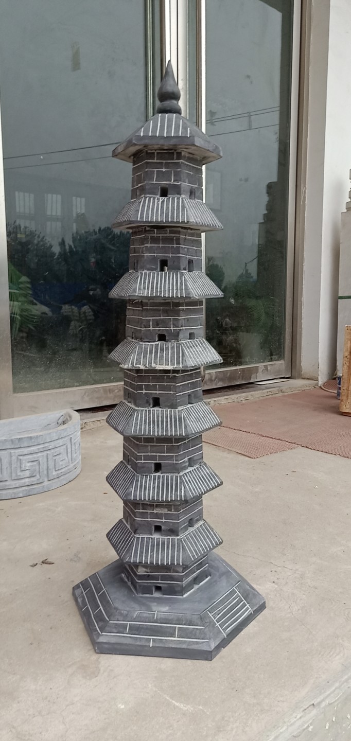 石塔九层青石塔石雕工艺文昌宝塔风水摆件加工定制七十三石塔尺寸可