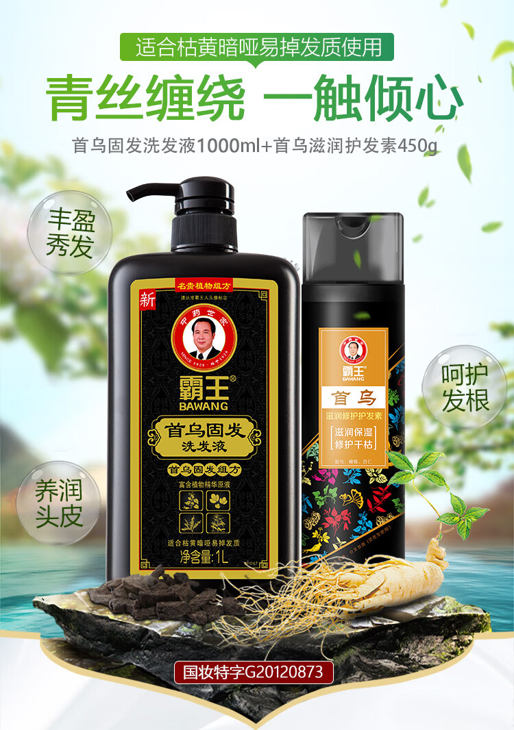 霸王首乌固发洗发水80ml 图片 价格 品牌 报价