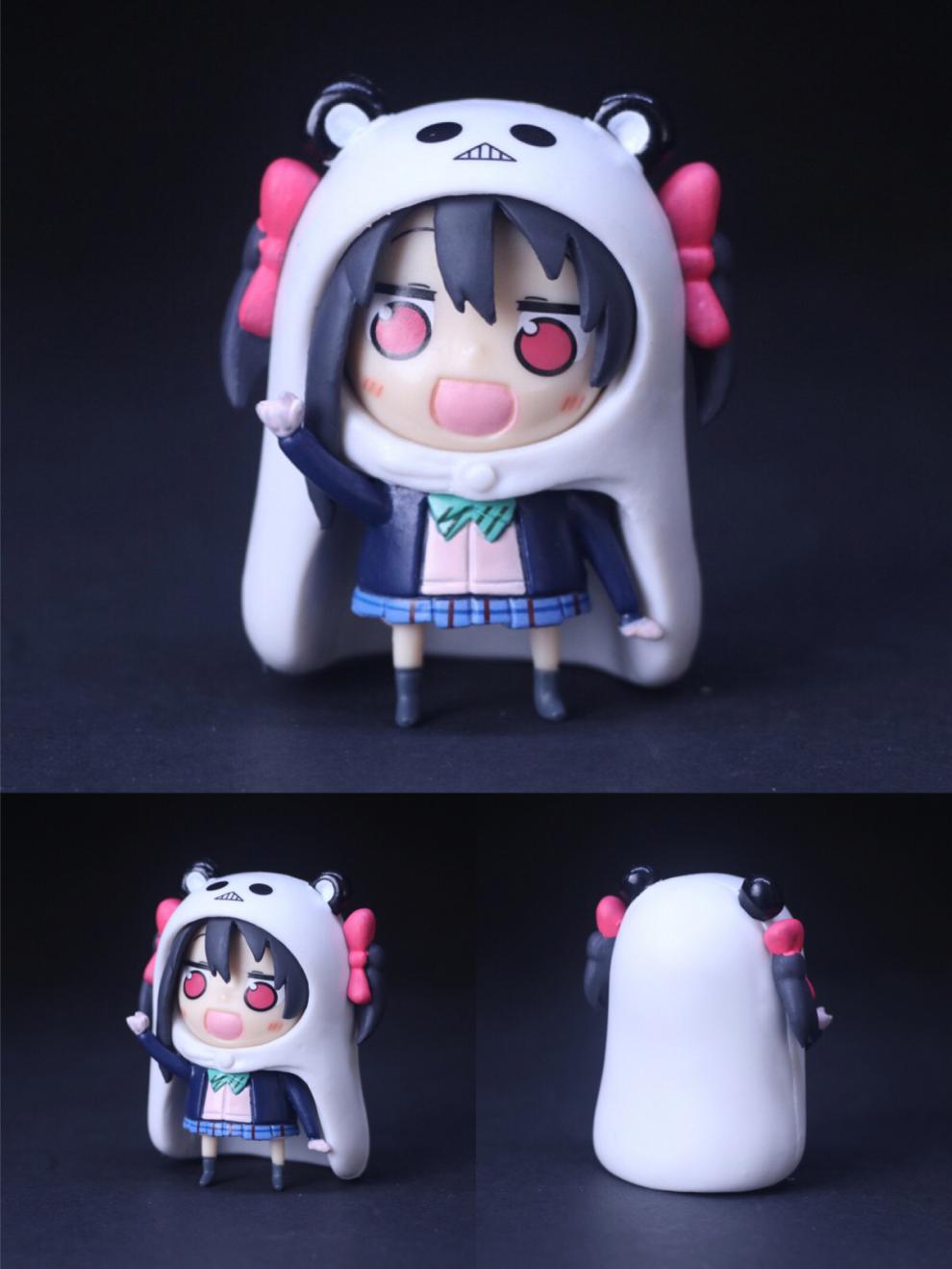 q版小埋盲盒q版lovelive小埋干物妹南小鸟妮可盲盒9款粘土人公仔玩具