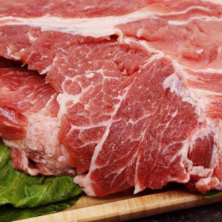 精品猪梅花肉猪肉批发梅花肉鲜猪肉烧烤肉食材叉烧烤肉 猪梅花肉5斤