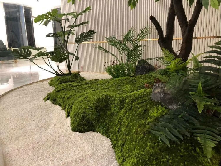 现货直发仿真绿植墙青苔藓草皮仿真青苔草坪盆景草坪绿植场景橱窗假