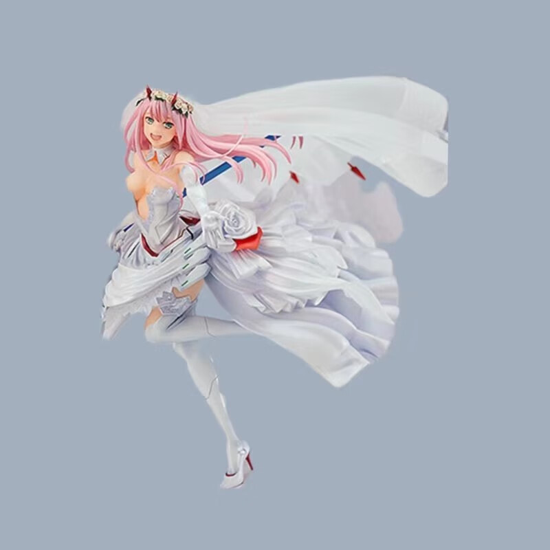 1【bilibili】现货gsc darling in thefranxx02国家队婚纱手办 蓝色