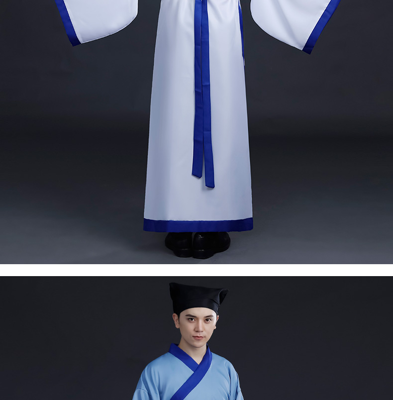 【新款】古装男宋朝公子书生秀才服古代江南汉服古装影视剧演出服戏服