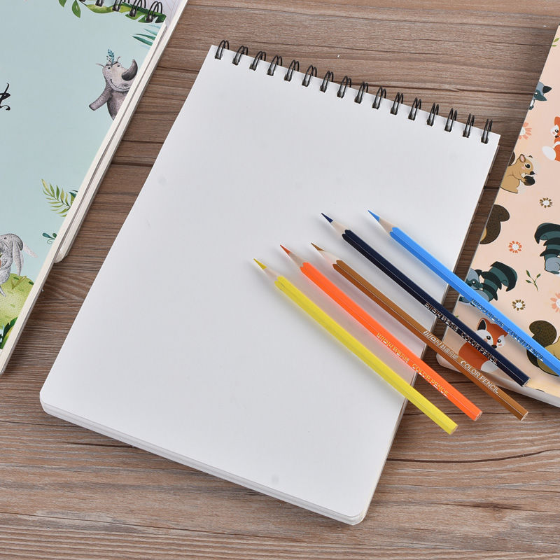 学生用加厚特大8k素描本a4美术绘画本卡通可爱画画本子彩铅绘画本 特