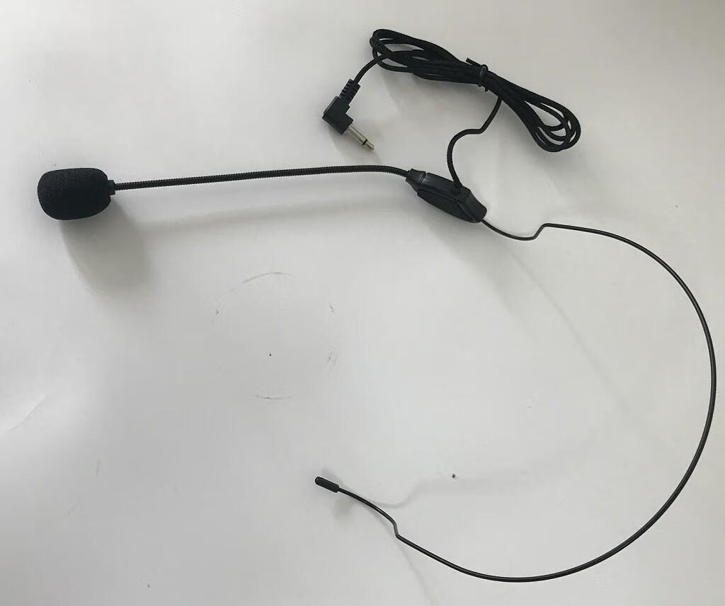 儿童演出假唱耳麦表演专用道具学生舞台用话筒头戴式有线耳机可旋转