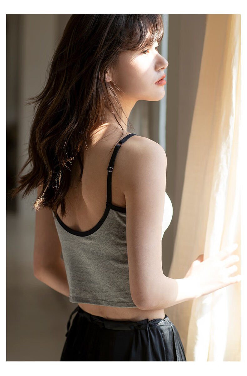 内衣 吊带/背心 fourdatry fourdatry 网红爆款大u美背吊带背心女内搭