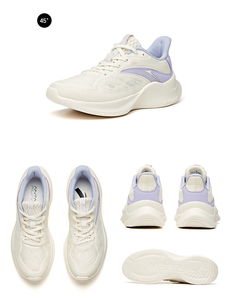 安踏女鞋跑步鞋运动鞋女 2020秋冬季新款a-shock科技跑鞋学生休闲运动