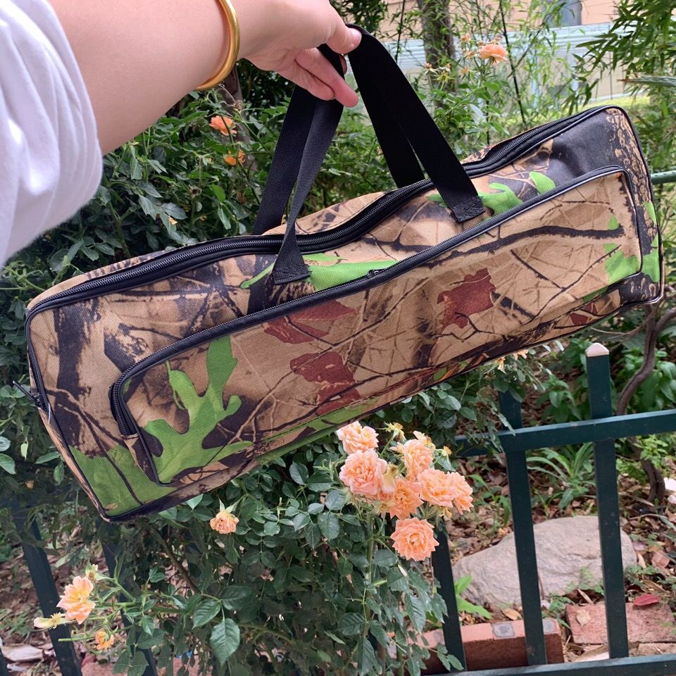 速泽 猎鹰弹弓包 僵尸猎手包 蝰蛇弓包好小黑豹收纳包迷彩手拎包 长款