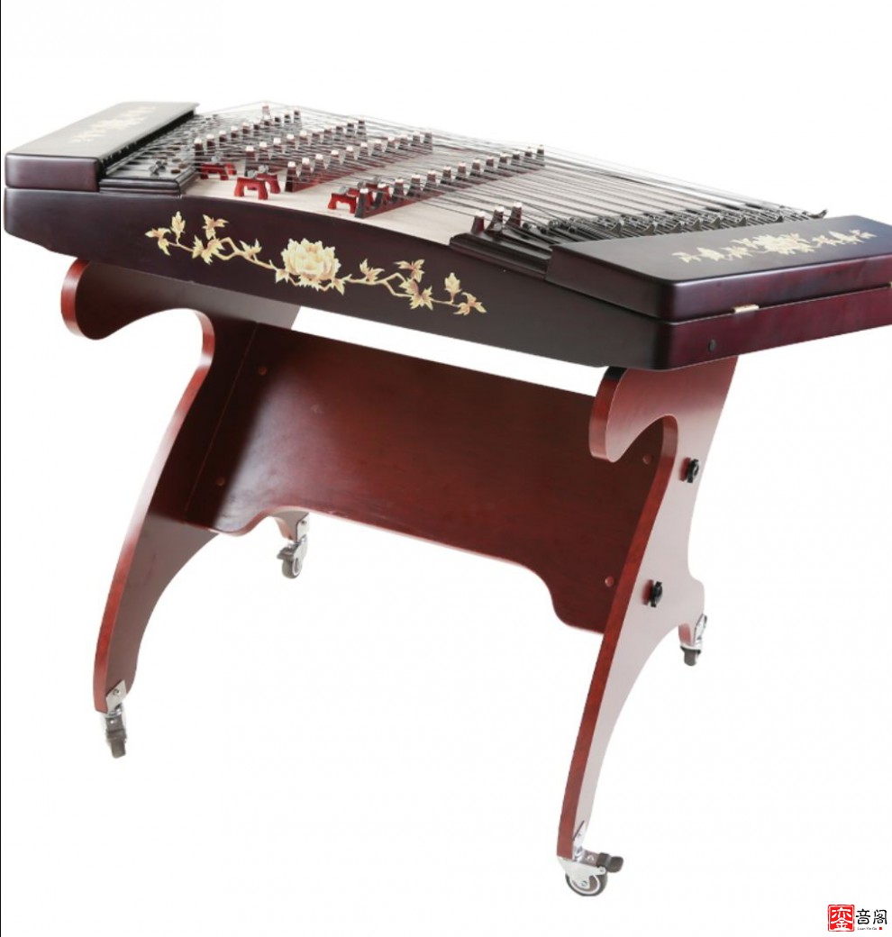 北京星海402扬琴乐器便携式小杨琴8621硬木扬琴花梨雕龙素面扬琴8671