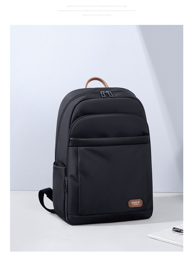 GOLF Laptop Backpack for Men, 15.6/16 Inch Notebook Bag, Contrasting Color Handheld Business Travel Schoolbag 25