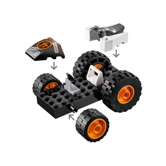 乐高lego积木拼插玩具送礼物幻影忍者ninjago科尔的飞车71706儿童4岁