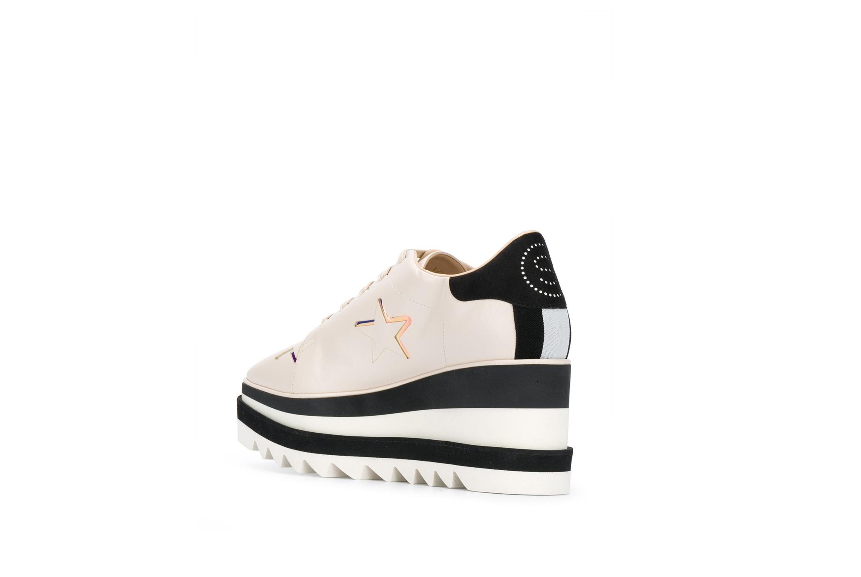 丝黛拉麦卡妮(stella mccartney)20秋冬女士方头厚底运动鞋 裸色 eu40