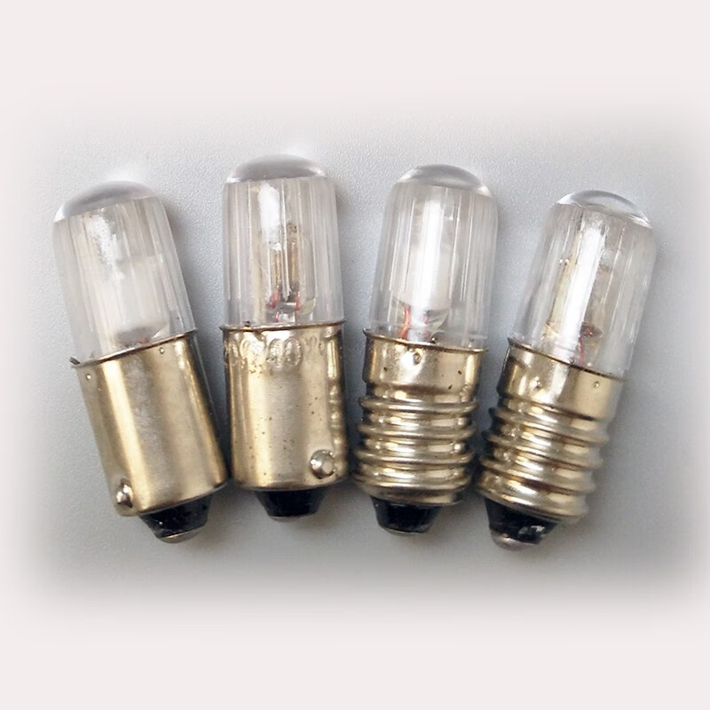 9mm卡口按钮开关指示灯仪表仪器小灯泡螺口110v220v380号灯泡 380v螺